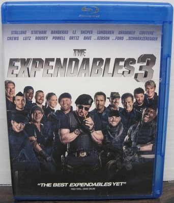 The Expendables 3 (Blu-ray, 2014)  Stallon , Statham , Banderas , Snipes