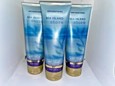Bath and Body Works SEA ISLAND SHORE BODY CREAM 8 OZ/226G SET OF 3 
