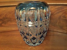 Val Saint Lambert Charles Graffart Aberdeen Cobalt Blue & Clear Vase 1960's