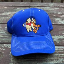 Cappellino Winnie The Pooh blu ricamato grafica unisex ADJ 100% cotone| Hong Kong