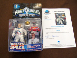 CHARLES CONRAD APOLLO 12 NASA ASTRONAUT SIGNED HEROES OF SPACE FIGURE ZARELLI
