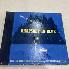 Old rare vinyl "Rhapsody in Blue" Box Set (1942). #1244