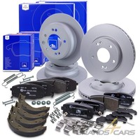 ATE Bremsscheiben +BelÄGe +Bremsbacken Vorne+Hinten FÜR Hyundai I30 FD KIA Ceed