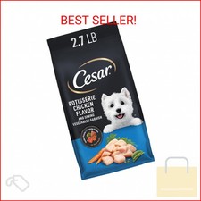 Cesar Small Breed Dry Dog Food for Small Dogs Rotisserie Chicken Flavor and Spri