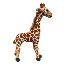 Linz Realistic Standing Giraffe Plush Stuffed Animal Toy 22"