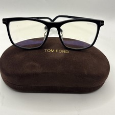 Tom Ford FT6038 F B 052 Dark Havana Square Blue Block Men's Eyeglasses Rx Able