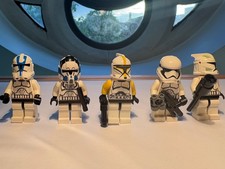 Lego Star Wars Clone Trooper Konvolut x5 - gemischte Helme Varianten & Waffen