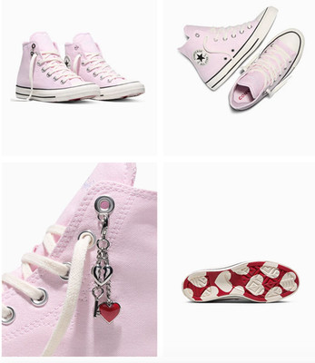 NEW Women CONVERSE All Star Hearts Valentine's A20658C Shoes A19056C A19058C