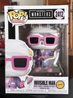 CHASE Funko Pop! Animation: (Translucent) INVISIBLE MAN #2412 W/ Protector