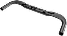 Zipp Vuka Alumina Base Aero Handlebar, Diameter: 31.8mm, 400mm, Rise: 0mm, Black