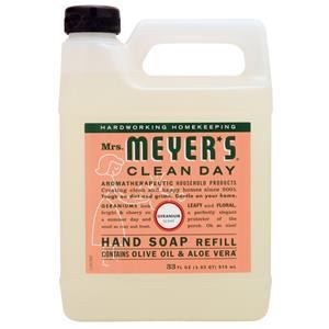 Мыло для рук Mrs Meyers Clean Day с геранью 33 жидких унции 3090₽