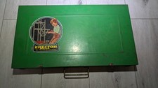 1930S Original L AC GILBERT  ERECTOR SET Green Box With Parts And Book