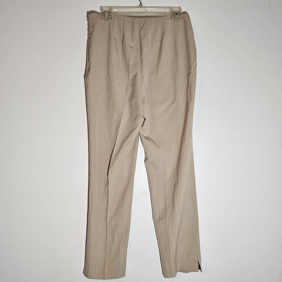 Брюки женские Premise 8 средние хаки желтовато-коричневые эластичные деловые повседневные комфортные для работы - Изображение 4 из 4