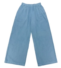 NWT Jungmaven Super Wide Leg Twill Disco Pants Hemp Cotton Blue Heaven size XL