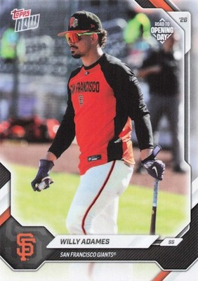 2026 Topps Now Road to Opening Day OD-299 Willy Adames - 25 Cents Shipping!