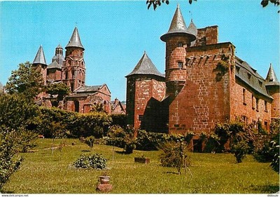 Postkarte - 19 - Collonges la Rouge - Castel de Vassignac - Kirche - CPM - V