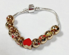 Emoji Little Girls Bracelet with Charms