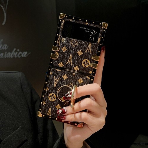 For Samsung Galaxy Z Flip6 Flip5 Flip4 Flip3 Retro Leather Shockproof Case Cover - Picture 2 of 16