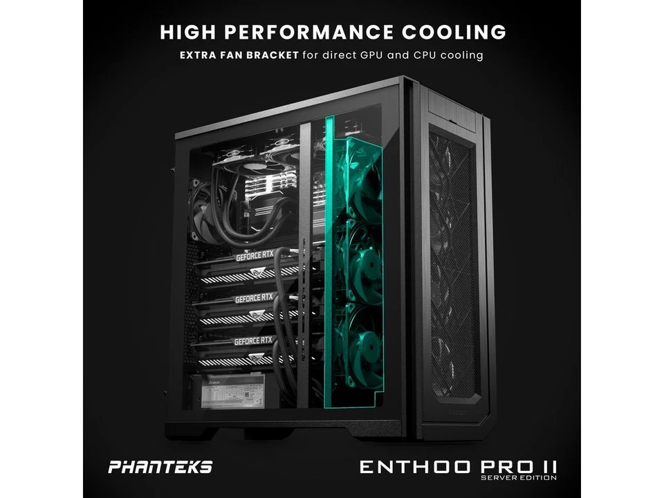 Phanteks Enthoo Pro 2 Server Edition – SSI-EEB Motherboard support, 11-PCI slots - Image 4 of 4