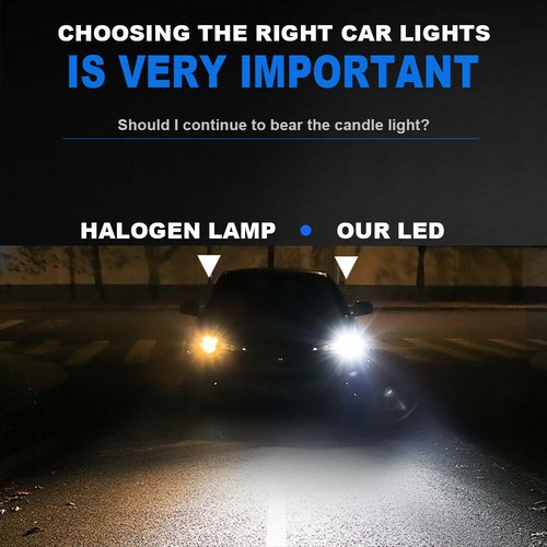 9006 9005 LED Headlight KIT Combo Bulbs 10000K High Low Beam Super Bright White - Picture 5 of 16