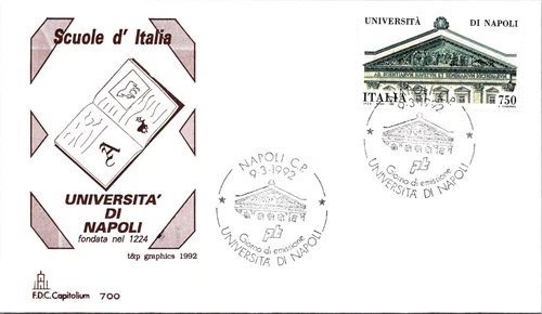 Italy FDC 1992 - University of Naples - Naples - F42125