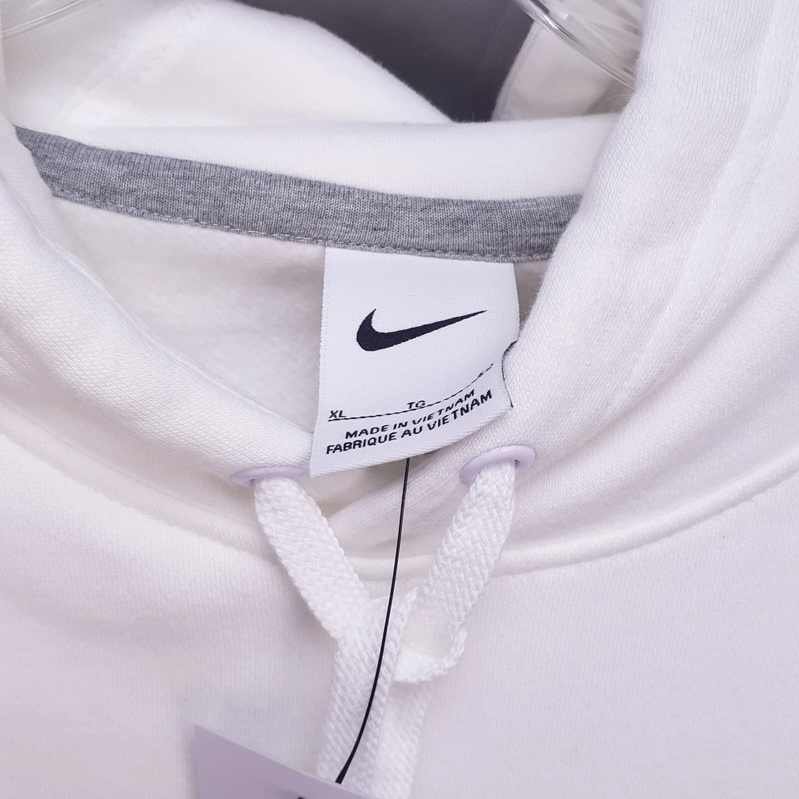 Felpa con cappuccio pullover Nike Coach Prime Deion Sanders 2.0 bianca nuova con etichette taglia X Large XL