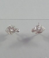 Pferdekopf-Ohrringe Handgefertigt Aus Sterlingsilber Luce