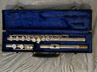 Gemeinhardt Flute Model 2SP, J9309 W/ Hard Case Velvet Lined Elkhart, IN, USA