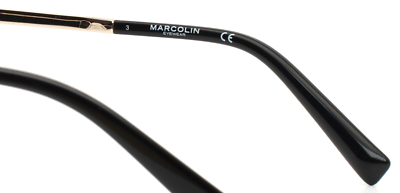 MARCOLIN MA5029 002 Black Gold Womens Semi Cat Eye Full Rim  display picture 1