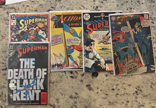 Superman #287 292 362 307 310 1975 DC Comics Bronze/ Silver Age Comic Lot 5x