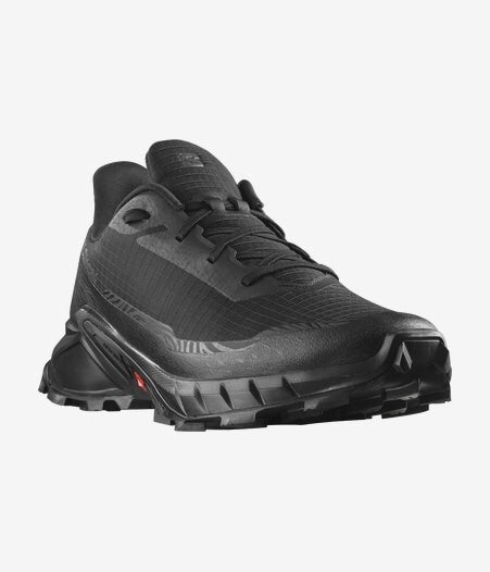 Salomon ALPHACROSS 5 473131 Sneakers Men Black Ebony Lace Up 