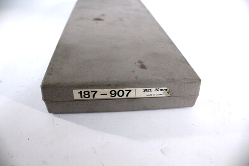 MITUTOYO UNIVERSAL BEVEL PROTRACTOR 187-907 SIZE 150MM MADE IN JAPAN - Foto 3 di 5