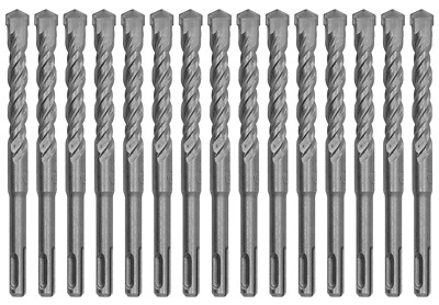 SDS Plus Rotary Hammer Drill Bit Set 9/16''X8'' Carbide Drill Concrete Rock-15Pcs