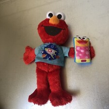 Vintage Fisher Price Mattel Talking Elmo s World Plush Elmo Stuffed Sings 12