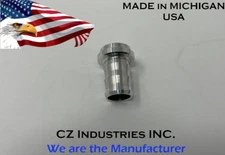 1/2" HOSE BARB NIPPLE WELD ON ALUMINUM BUNG FITTING MADE IN THE USA QTY:1