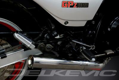 Delkevic 4-1 Stainless Exhaust Straight Muffler Kawasaki GPZ1100