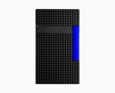 S.T. Dupont Lighter Le Grand Dupont Black Blue Fluorescent Diamond Head C23071