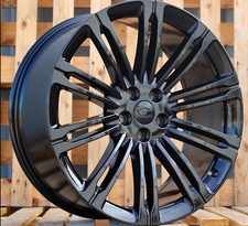 4 x 23 Inch 5x120 Land Rover Style Black Wheels: Fits For Range Rover Discovery