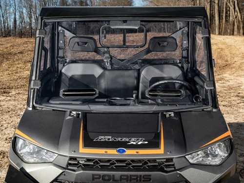 SuperATV Scratch Resistant Vented Full Windshield for Polaris Ranger XP 1000 - Picture 5 of 9