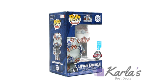Funko Pop! Marvel: Captain America Art Series Exclusive #33 - Video 1 of 1