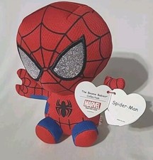 TY Beanie 6" Spiderman. NEW  unused. 1 ONE Plushie Spidey Toy Plushy