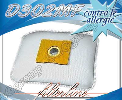 DELONGHI DLS62 Sacchetti Micro Filtranti per Bidone Aspirapolvere