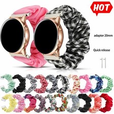 Scrunchie Watch Band Strap For Samsung Galaxy Active 1 2/Watch 3 41mm/Watch 4/5