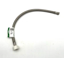 Fluidmaster 20In Toilet Connect Braided Stainless  3/8 x 7/8-In. Female Ballcock