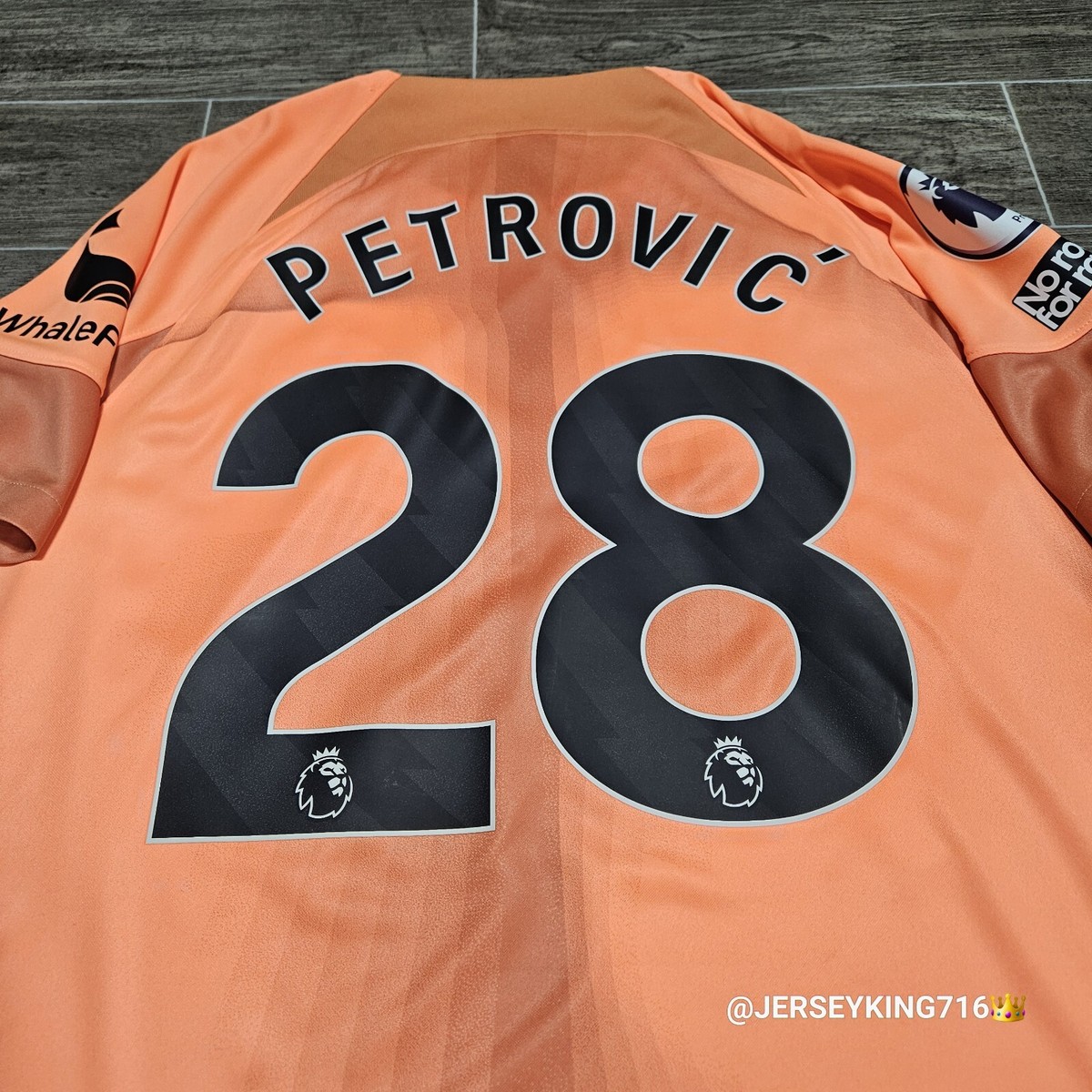 CHELSEA PETROVIĆ 28番 チェルシーユニフォーム Nike Chelse fc Djordje Petrovic #28 22/23 Goalkeeper Jersey