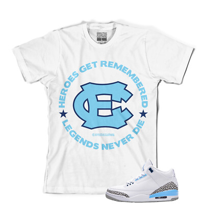 Air Jordan Retro 3 UNC. Legends Tee. | eBay