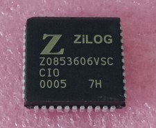 25x Z0853606VSC CIO Z80 6MHz 8536 Z08536 SMD / SMT PLCC-44 Z8000 Zilog
