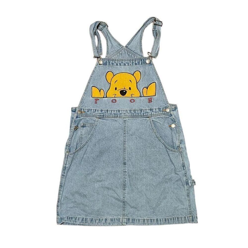 Vintage Disney Winnie the Pooh Denim Overall Dress | eBay Vintage Disney Winnie the Pooh Denim Overall Dress | eBay