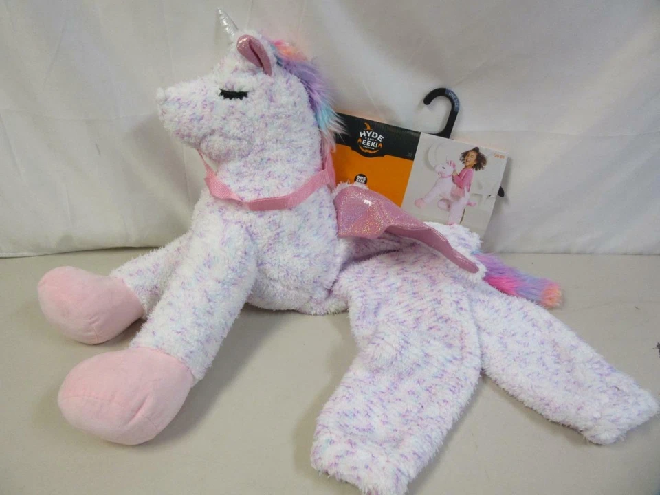 Toddler Unicorn Rider Plush Halloween Costume Pink with Wings - Image 2 of 4