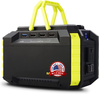 Estacion De Energia Portatil Panel Solar 150W Electricidad Camping Al Aire Libre